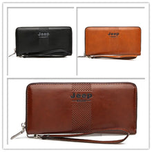 JEEP BULUO Famous Brand Long Wallet Men's Wallets Purse Large Capacity Handbags Clutch Bag For Man pu Leather Fashion JEEPA210 Brush Creek Gift and Garden Nook
