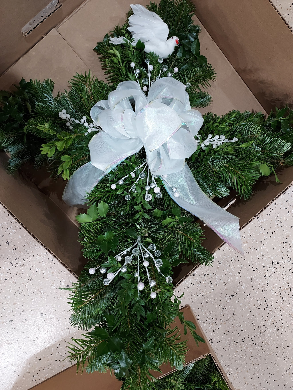 Fresh Evergreen Wreaths for Winter Décor, Handmade Greenery Arrangements & Memorial Tributes