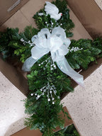 Fresh Evergreen Wreaths for Winter Décor, Handmade Greenery Arrangements & Memorial Tributes