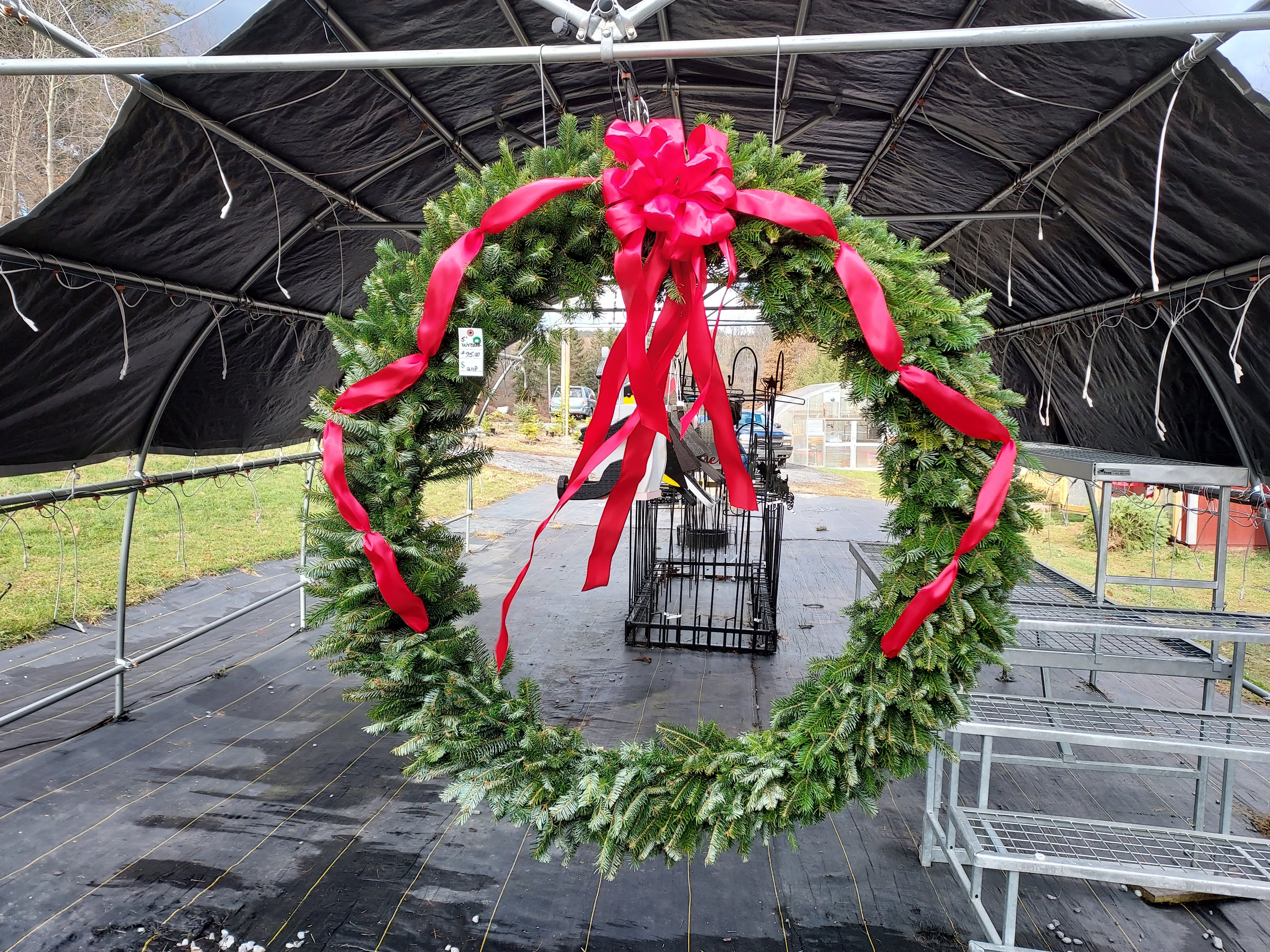 Fresh Evergreen Wreaths for Winter Décor, Handmade Greenery Arrangements & Memorial Tributes