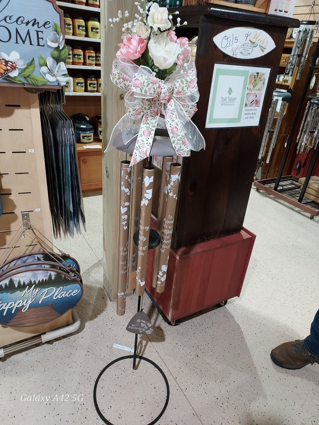 Sympathy Memorial Wind Chime — Handpicked Comfort and Remembrance Gift - Brush Creek Gift and Garden Nook