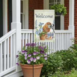 Blue Bird garden flag 12 in x 18 in