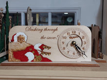 Christmas Clock: Dashing Through the Snow Brush Creek Gift and Garden Nook