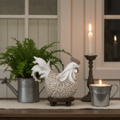 Live succulent with a decorative accent in a mystery gift bundle.