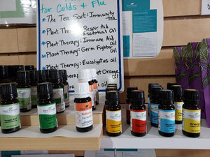 Plant Therapy Essential Oils: Oil Blends: Respir Aid, Fir Needle, Immune Aid: Germ Fighter, Ear Relief Brush Creek Gift and Garden Nook