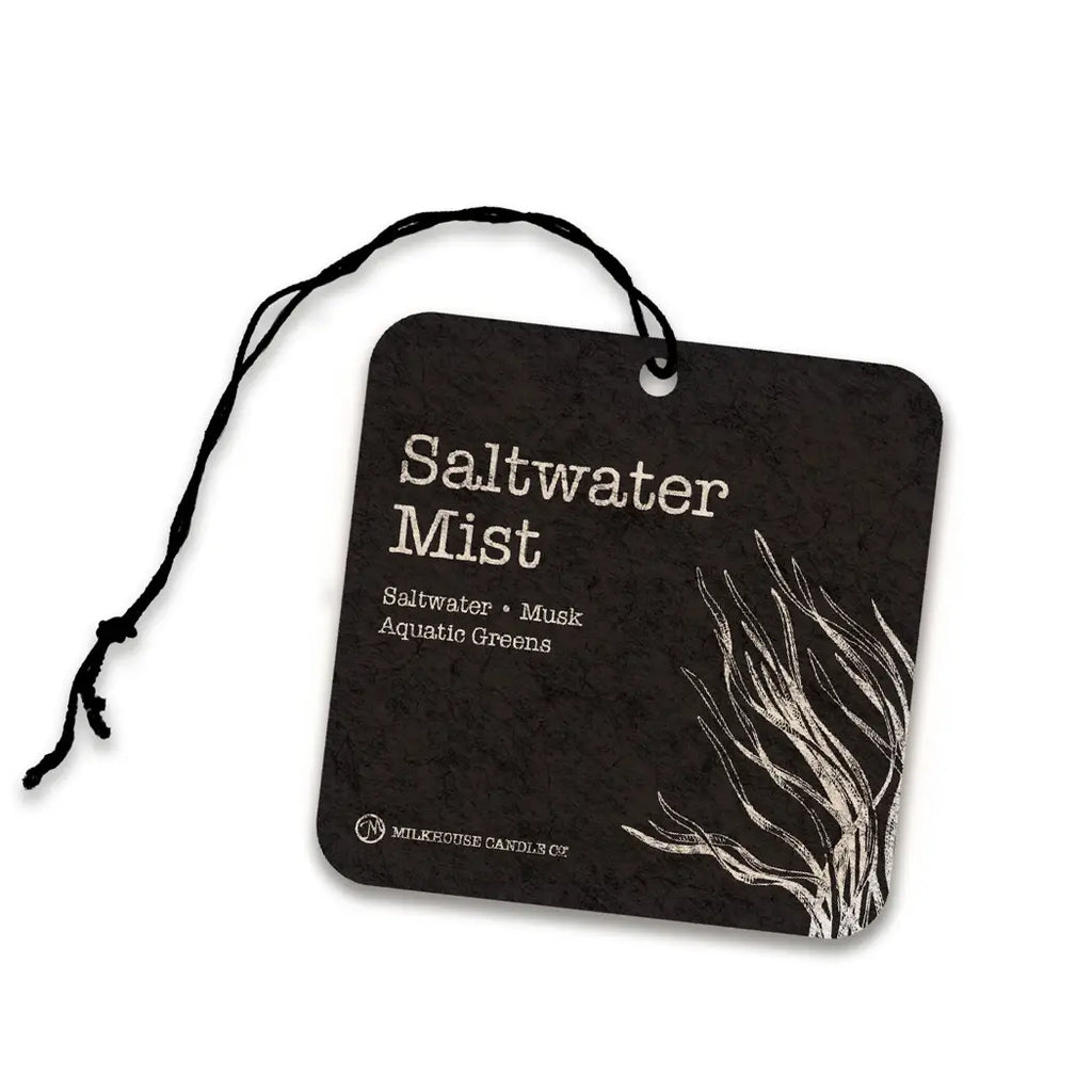 Saltwater Mist car freshener from Milkhouse Candle Co.