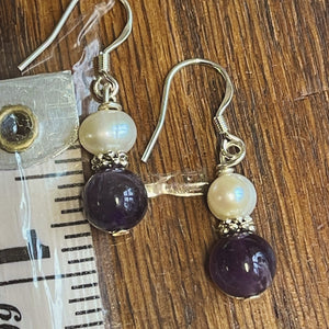Soho Gemstone And Pearl Silver Earrings Brush Creek Gift and Garden Nook