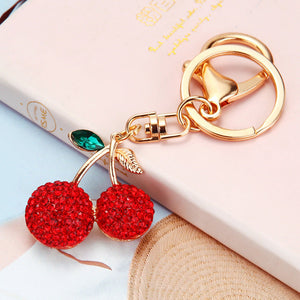 Water Drill Tulip Keychain: car key deduction female metal custom package pendant key chain circle foreign trade gifts wholesale Brush Creek Gift and Garden Nook