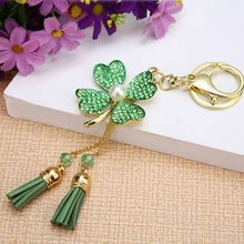 Water Drill Tulip Keychain: car key deduction female metal custom package pendant key chain circle foreign trade gifts wholesale Brush Creek Gift and Garden Nook