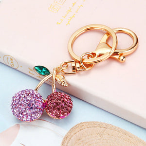 Water Drill Tulip Keychain: car key deduction female metal custom package pendant key chain circle foreign trade gifts wholesale Brush Creek Gift and Garden Nook