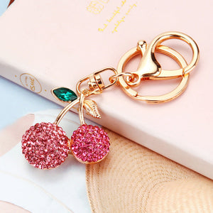 Water Drill Tulip Keychain: car key deduction female metal custom package pendant key chain circle foreign trade gifts wholesale Brush Creek Gift and Garden Nook