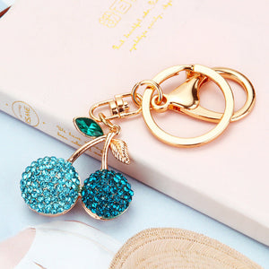 Water Drill Tulip Keychain: car key deduction female metal custom package pendant key chain circle foreign trade gifts wholesale Brush Creek Gift and Garden Nook