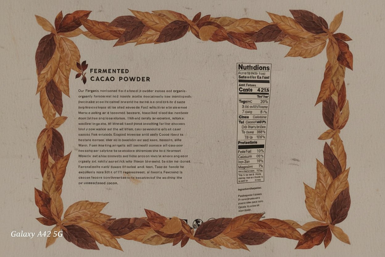 Wildly Organic Fermented Cacao Powder - 8 oz Raw Unsweetened Cocoa for Baking & Smoothies | Non - Alkalized - Brush Creek Evergreens