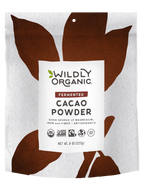 Wildly Organic Fermented Raw Organic Cacao Powder 8 oz pouch