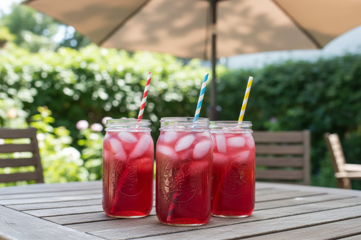 The Tea Spot Organic Herbal Tea Collection - Blood Orange Smoothie & Flat Belly Hibiscus Cucumber | Loose Leaf Wellness Teas - Brush Creek Evergreens